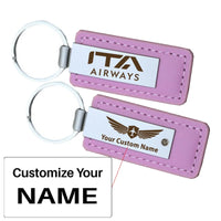 Thumbnail for Customisable ITA Airways ITARROW Airlines Faux Key Chain - view 5