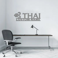 Thumbnail for Customisable Thai Airways Metal Sign - view 5
