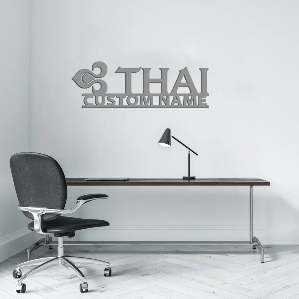 Customisable Thai Airways Metal Sign - view 5