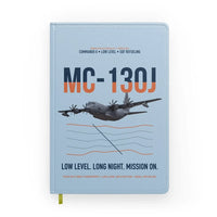 Thumbnail for MC-130J COMMANDO II design on light blue notebook