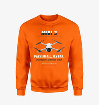 Thumbnail for DJI Mini 3 design on orange sweatshirt