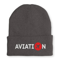 Thumbnail for Aviation Embroidered Beanie - view 5