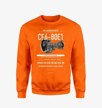 Thumbnail for CF6-80E1 design on orange sweatshirt