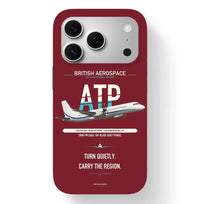 Thumbnail for British Aerospace ATP Case design on dark red iphone case
