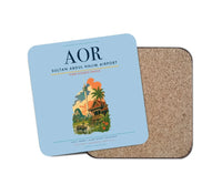 Thumbnail for Sultan Abdul Halim Airport (AOR) design on light blue 1 piece coaster