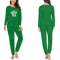 Thumbnail for Sukhoi Superjet 100 & Plane women pajamas - Green