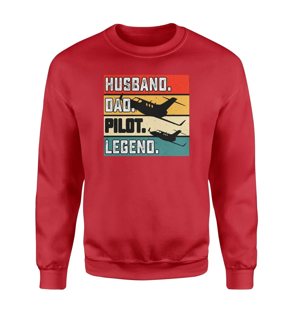 Husband & Dad & Pilot Sweatshirt - view 5