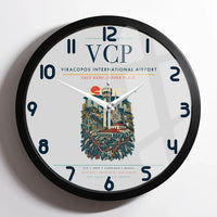 Thumbnail for Viracopos International Airport VCP Wall-Clock Framed - Light Gray