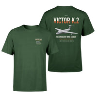 Thumbnail for Handley Page Victor K.2 design on dark green double-side t-shirt, double-side print
