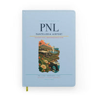 Thumbnail for Pantelleria Airport (PNL) design on light blue notebook