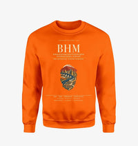 Thumbnail for Birmingham-Shuttlesworth International Airport (BHM) design on orange sweatshirt
