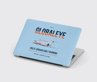 Thumbnail for Saab GlobalEye design on light blue MacBook case
