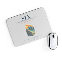 Thumbnail for Shenzhen Bao'an International Airport (SZX) design on light gray rectangle mouse pad
