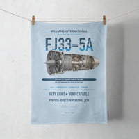 Thumbnail for FJ33-5A design on light blue towel