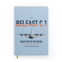 Thumbnail for Short Belfast C.1 design on light blue notebook