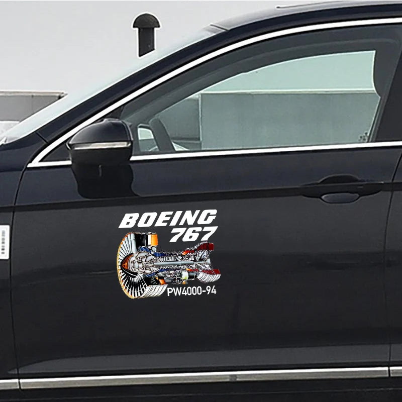 Boeing 767 Car Sticker - view 5