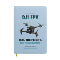 Thumbnail for DJI FPV design on light blue notebook