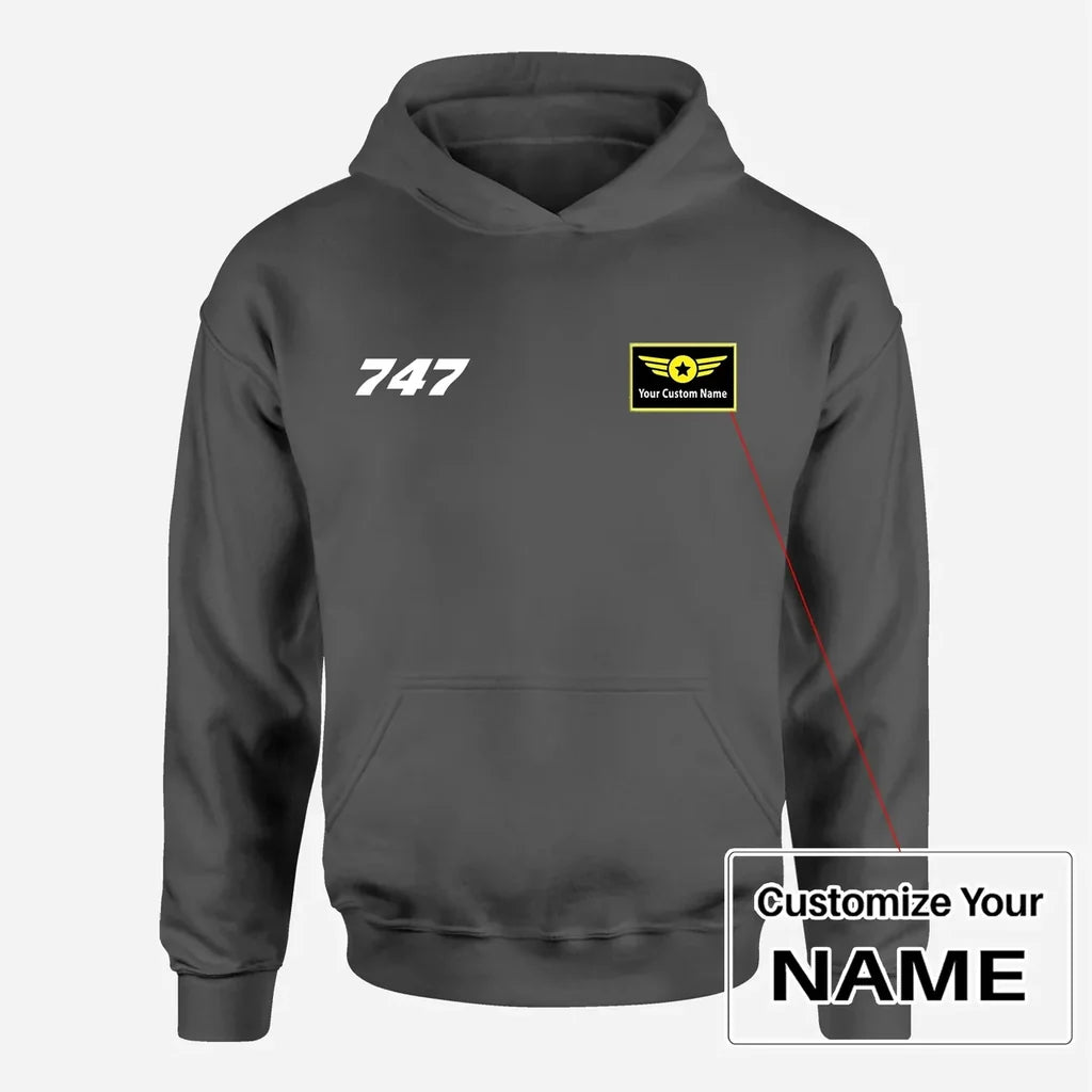 Customisable Boeing 747 Hoodie - view 5