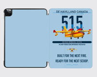 Thumbnail for De Havilland Canadair 515 design on light blue ipad tablet case