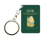 Thumbnail for Dnipropetrovsk International Airport (DNK) design on dark green key chain