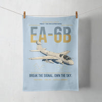 Thumbnail for EA-6B Prowler design on light blue towel