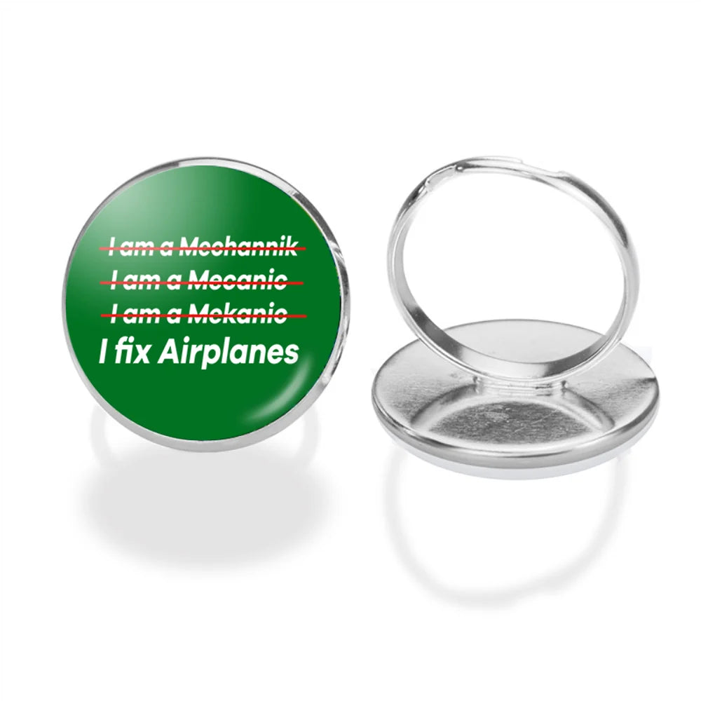 I Fix Airplanes Ring - view 5