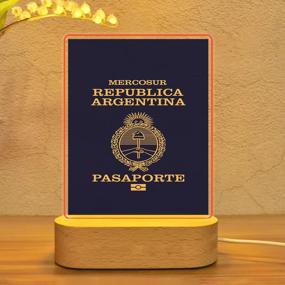 Argentina Passport Lamp - view 5