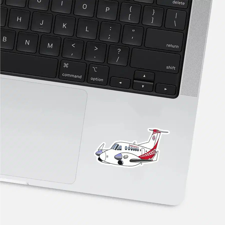 NSW Air Ambulance Beechcraft King Air B350 Airplanes sticker