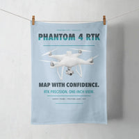 Thumbnail for DJI Phantom 4 RTK design on light blue towel