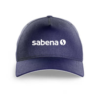 Thumbnail for Sabena logo printed on dark blue cap