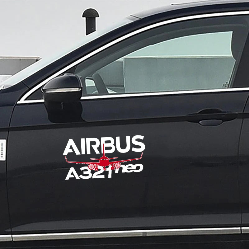 Airbus A321 Car Sticker - view 5