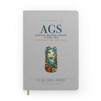 Thumbnail for Augusta Regional Airport at Bush Field (AGS) design on light gray notebook