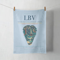 Thumbnail for Leon-Mba International Airport (LBV) design on light blue towel
