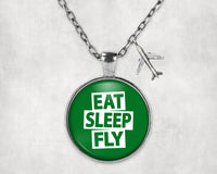Thumbnail for Eat Sleep Fly Necklace - view 5