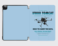 Thumbnail for Inspired Flight IF800 Tomcat design on light blue ipad tablet case