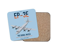 Thumbnail for EP-3E ARIES II design on light blue 1 piece coaster