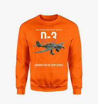 Thumbnail for Junkers Ju 87D-3 design on orange sweatshirt