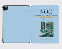 Thumbnail for Ireland West Airport Knock (NOC) design on light blue ipad tablet case