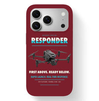 Thumbnail for BRINC Responder Case design on dark red iphone case