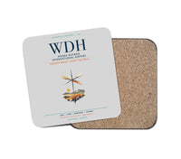 Thumbnail for Hosea Kutako International Airport (WDH) design on light gray 1 piece coaster