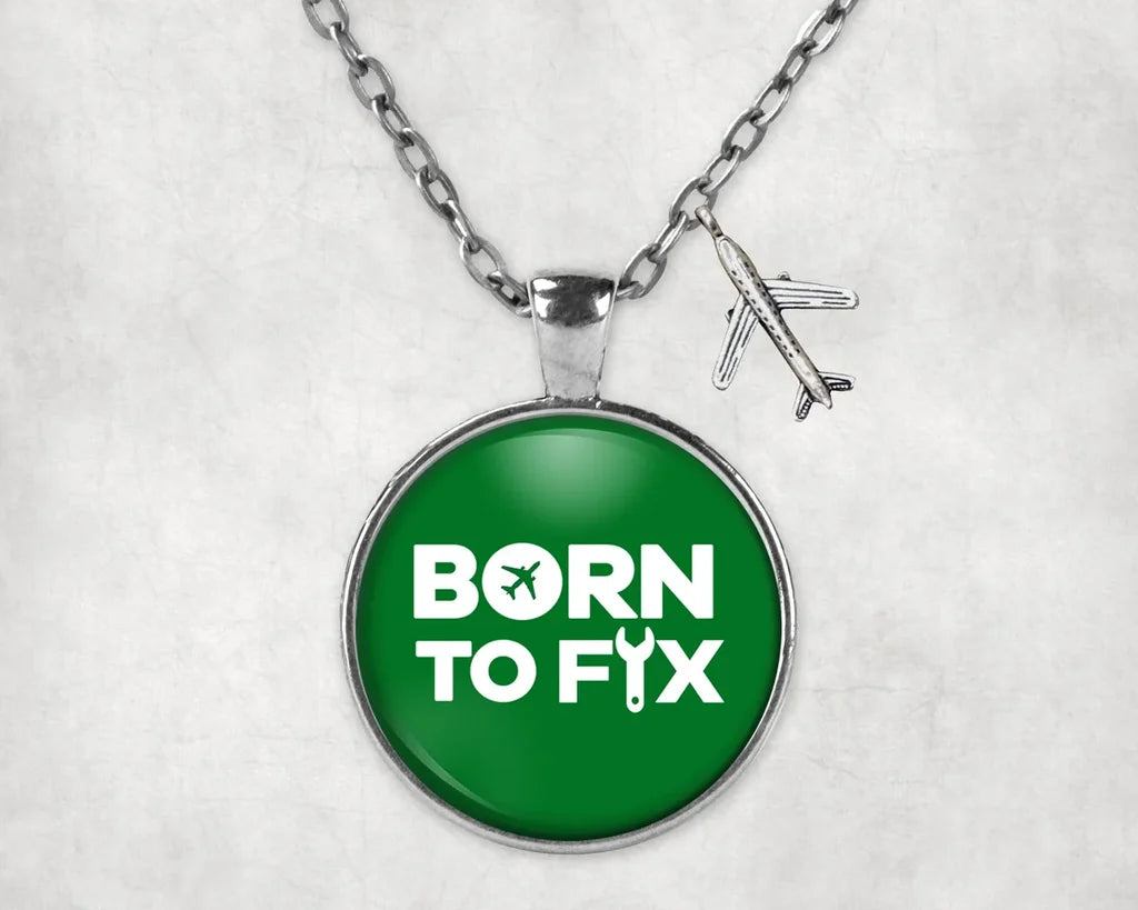 Born To Fix Airplanes Necklace - view 5