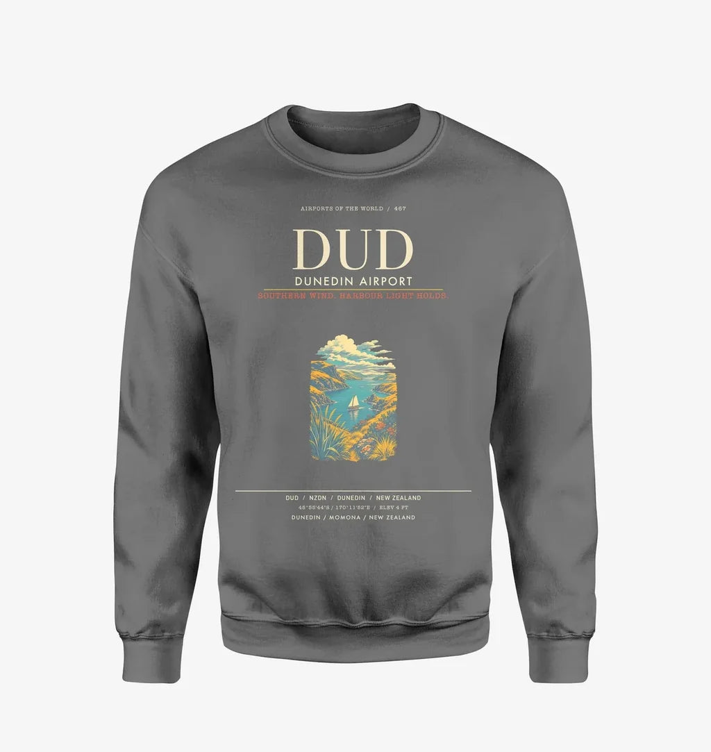 Dunedin Airport DUD Sweatshirt - Gray