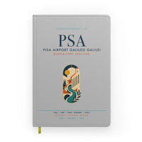 Thumbnail for Pisa Airport Galileo Galilei (PSA) design on light gray notebook