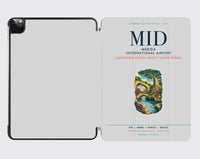 Thumbnail for Merida International Airport (MID) design on light gray ipad tablet case