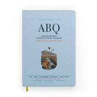 Thumbnail for Albuquerque International Sunport (ABQ) design on light blue notebook