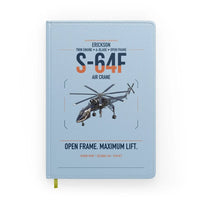 Thumbnail for Erickson S-64F Air Crane design on light blue notebook