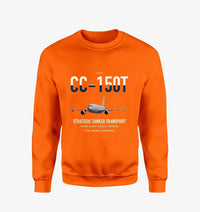 Thumbnail for Airbus CC-150T Polaris design on orange sweatshirt