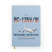 Thumbnail for RC-135V W Rivet Joint design on light blue notebook