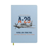 Thumbnail for A-29 Super Tucano Light Attack design on light blue notebook