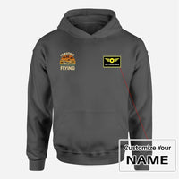 Thumbnail for Customisable I'd Rather Be Flying Hoodie - view 5